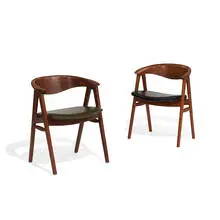 Erik Kirkegaard, Compass armchairs, two, Denmark