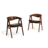 Erik Kirkegaard, Compass armchairs, two, Denmark