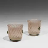 Murano, Pulegoso vases, pair