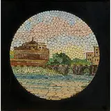 Studio Del Mosaico, framed landscape mosaic mosaic/tile, Italy