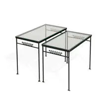 attribution Maurizio Tempestini, nesting occasional tables, two, Italy