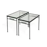 attribution Maurizio Tempestini, nesting occasional tables, two, Italy