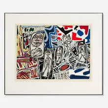 Faits Memorables II by Jean Dubuffet, 1978, screenprint on paper, sold Apr 2013
