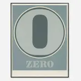 Zero (from Numbers) by Robert Indiana, 1968, screenprint on paper, sold Apr 2013
