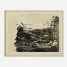 Ochre Dust by Helen Frankenthaler, 1987, lithograph and aquatint on paper, sold Apr 2013