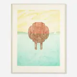 Claes Oldenburg, Floating Three-Way Plug, 1976, soft-ground etching and spit bite aquatint on paper