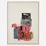 Robert Rauschenberg, Bazaar, 1984, lithograph and intaglio in nine colors of Rives BFK paper