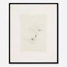 untitled by Sidney Gordin, 1942-1943, pencil on paper, sold Apr 2013