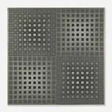 Victor Vasarely, Ezus, 1965, tempera on panel