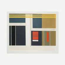 Robert Herrmann, Night Windows, oil on board