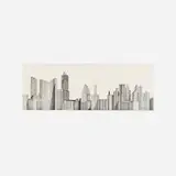 Ray Johnson, untitled (Skyline)