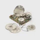 Claes Oldenburg, Miniature Soft Drum Set, 1969, screenprint on canvas, spraypaint on canvas, wood