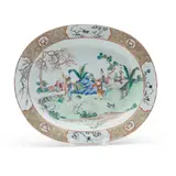 Chinese Qianlong Export Porcelain Platter, 1736-95,