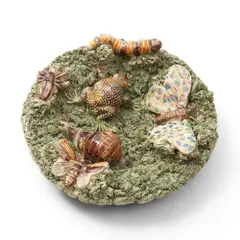 Palissy Ware Earthenware Dish, Untitled, 1880