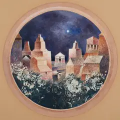 Roger Blaquière, Buildings under Moonlight,