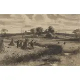 Aiden Lassell Ripley, Flushing Out Pheasants, charcoal and black chalk on board