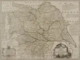 British School, Map of York, Unsigned. Etching on paper, sight size 21 1/4 x 28 in. (54.0 x 71.2 cm)
