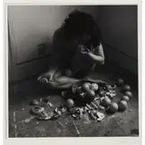 American School, Woman Eating Oranges, 2004, Gelatin silver print; signed 'Cara Philps 2004' in pencil on the overmat and also the verso; matted and framed