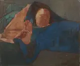 Cornelis Ruhtenberg, Girl, tempera on Masonite