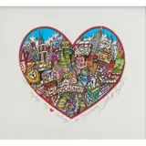 My Heart Belongs to Broadway... by Charles Fazzino, color screenprint, sold May 2023