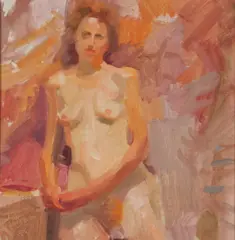 John Asaro, Study, Nude with Red Hair
