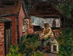 British School, Two Paintings Attributed to Anthony Wyatt:, mixed media on board