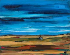 Michael McGuire, Stranded, oil on canvas