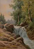 William Frederick Paskell, Mountain Stream in New England