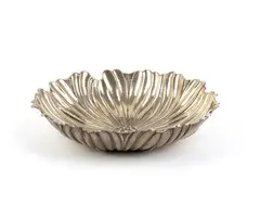 Nature Collection: sterling silver Flowers Daisy by Gianmaria Buccellati, The design is characterised by a complex radial pattern of pods that radiates out from the embossed floral centre, offered Sep 2026