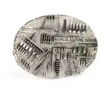 Arnaldo Pomodoro, Commemorative silver plaque