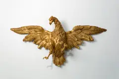 Berliner Bildhauer, Königlich-preußischer Adler, Um 1701, Lindenholz, geschnitzt, vergoldet