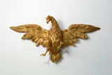 Berliner Bildhauer, Königlich-preußischer Adler, Um 1701, Lindenholz, geschnitzt, vergoldet