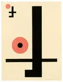 Peter Röhl, O.T. (Große Frankfurter Folge, Blatt 15), 1926, Gouache in Rot, Feder und Pinsel in schwarzer Tusche auf Karton