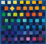 Heinz Mack, Palette des Malers, 1999, Acryl und Öl auf Leinwand