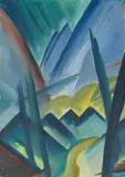 Walter Dexel, Ohne Titel“ (Ölstudie)