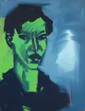 Rainer Fetting, Grünes Selbstportrait