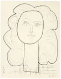 Françoise by Pablo Picasso, 1946, Lithographie auf Arches-Velin, sold Nov 2008