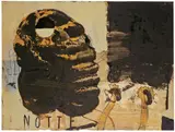 Notte by Neo Rauch, 1993, Öl und Schellack auf gestrichenem, leichtem Karton, sold Dec 2007