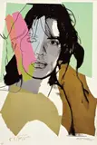 Andy Warhol, Mick Jagger, 1975, Farbserigraphie auf Papier
