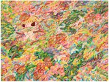 Ayako Rokkaku, Untitled, 2023, acrylic on canvas