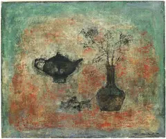 Zao Wou-ki, Sans titre (La Théière), oil on canvas