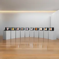 Zhang Peili, Just For You, 1999, 10-channel video installation