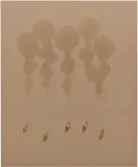 Kim Tschang Yeul, Waterdrops, 2016-2017, oil and indian ink on canvas
