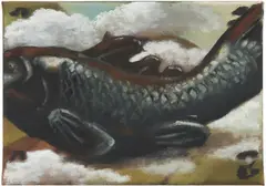 Issy Wood, Fish / nothing of the sort, 2023, oil on linen
