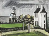 Bernard Buffet, La Bretagne, 1982, oil on canvas