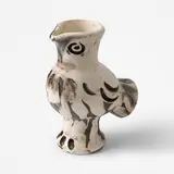 Pablo Picasso, Chouette (Alain Ramié 603), 1969, white earthenware ceramic pitcher, painted in colors and partially glazed; ceramic, Madoura edition