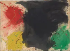 Walasse Ting, Abstraction, 1962, acrylic on canvas