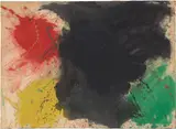 Walasse Ting, Abstraction, 1962, acrylic on canvas