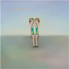 Chen Ke, Be with you, will not feel lonely forever No.4, 2005, oil on canvas