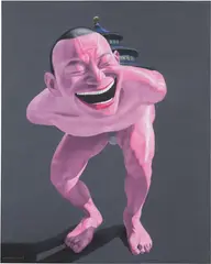 Yue Minjun, Altar of Heaven, 2003, oil on canvas